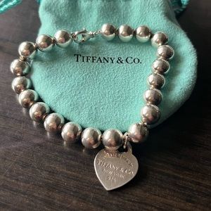 Tiffany & Co. Bead Heart Tag Bracelet